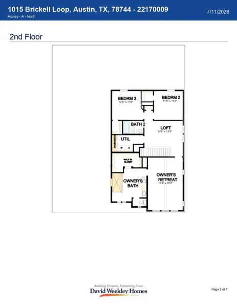 Floor Plan - 2nd Floor
