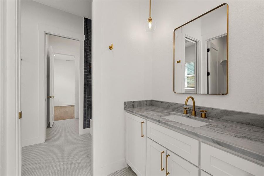 Furnished interior view inside a new home in , Hewitt (Image 11).