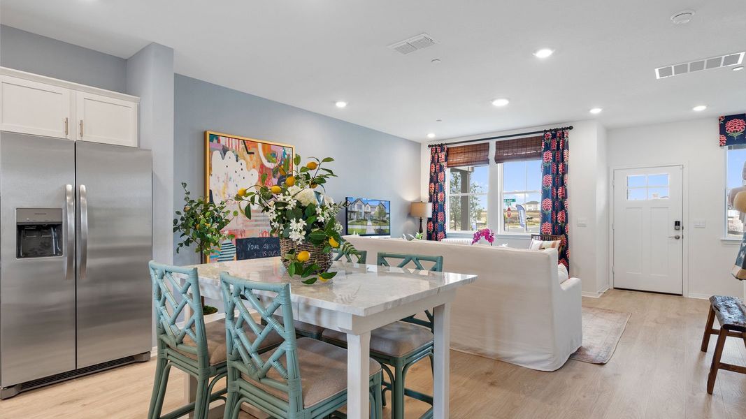 Furnished interior view inside a new home in Avery Centre, Round Rock (Image 15).