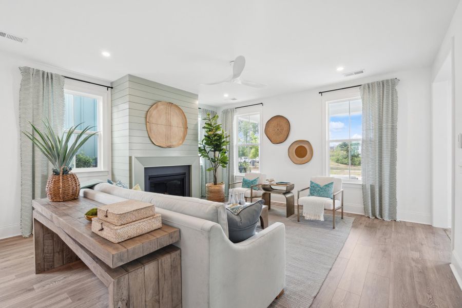 Furnished interior view inside a new home in , Summerville (Image 7).