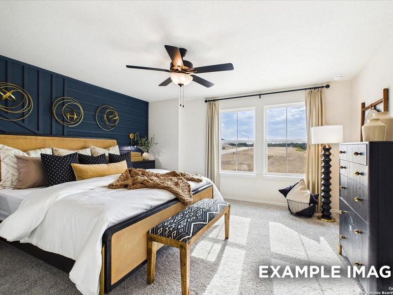 Furnished interior view inside a new home in Meadows at Oak Creek, San Antonio (Image 22). Furnished interior view inside a new home in Meadows at Oak Creek, San Antonio (Image 22).