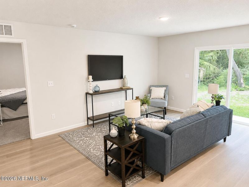 Furnished interior view inside a new home in , Jacksonville (Image 17).