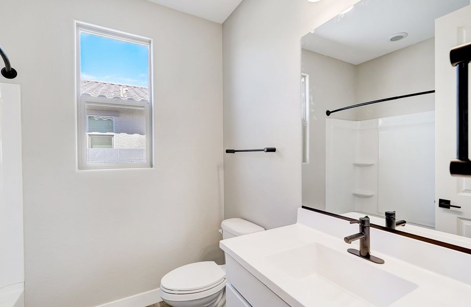 Representative furnished interior of a home built from the Castillo Series - Clover by Brightland Homes in Castillo at Anderson Parc, Buckeye (Image 19). Representative furnished interior of a home built from the Castillo Series - Clover by Brightland Homes in Castillo at Anderson Parc, Buckeye (Image 19).