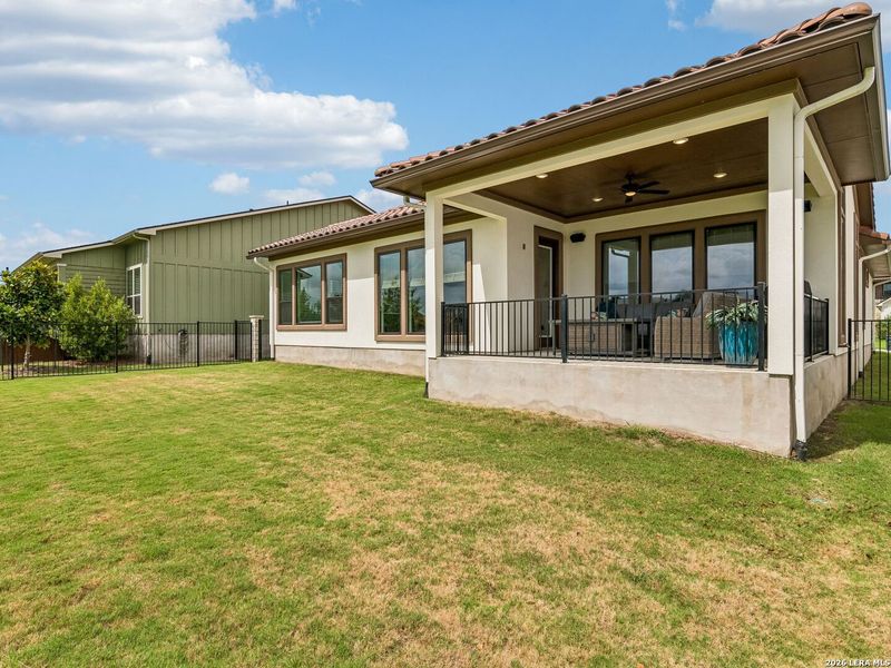 Exterior details and patio area of a home in Kissing Tree, San Marcos (Image 27). Exterior details and patio area of a home in Kissing Tree, San Marcos (Image 27).