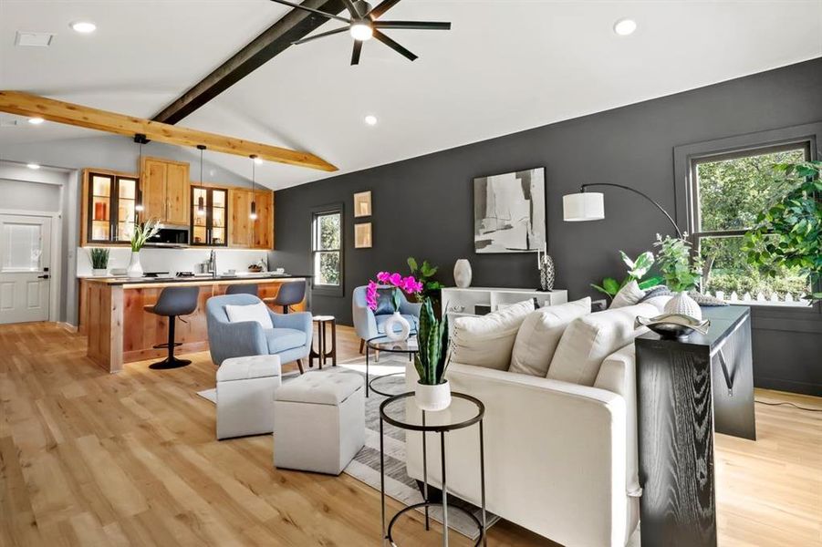 Furnished interior view inside a new home in , Dallas (Image 5). Furnished interior view inside a new home in , Dallas (Image 5).