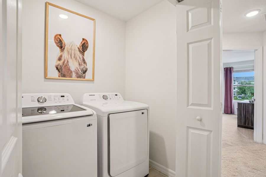 Representative furnished interior of a home built from the Powell by Risewell Homes in Thompson Village Townhomes, Apopka (Image 22).