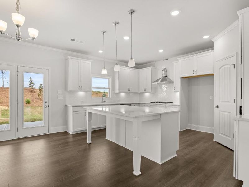 Furnished interior view inside a new home in Haven Abbey, Cumming (Image 12).