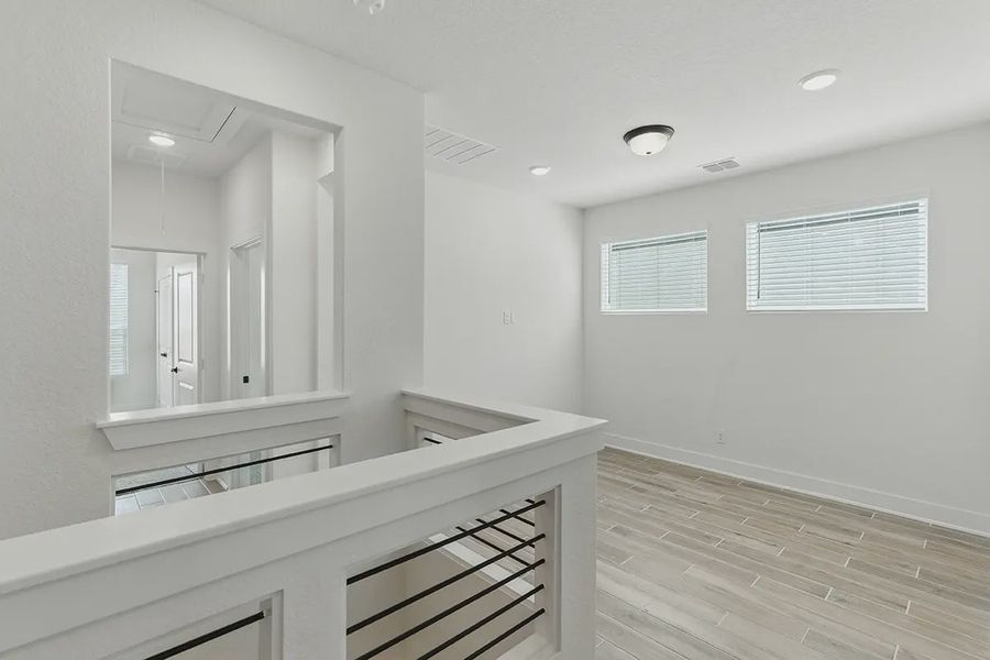 Representative unfurnished interior of a home built from the Balder by Chesmar Homes in Rose Hill, San Antonio (Image 11). Representative unfurnished interior of a home built from the Balder by Chesmar Homes in Rose Hill, San Antonio (Image 11).