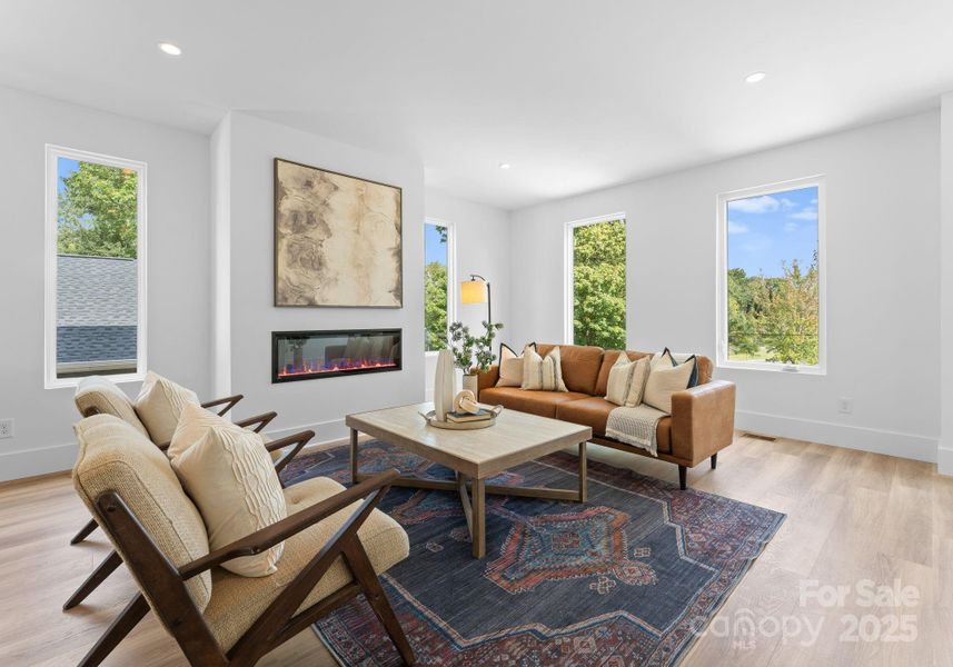 not of actual home. This is the model home similar layout