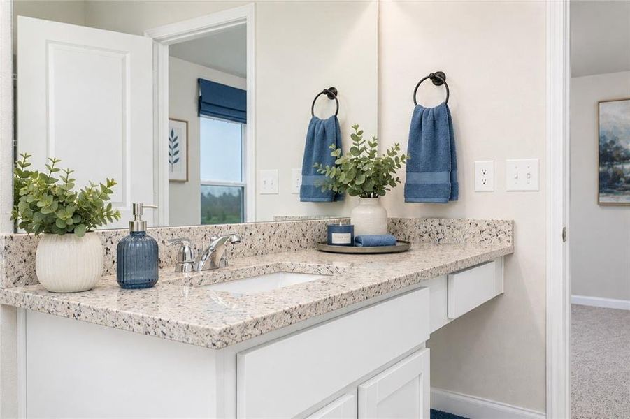 Furnished interior view inside a new home in Conners Landing at Mirror Lake, Villa Rica (Image 3).