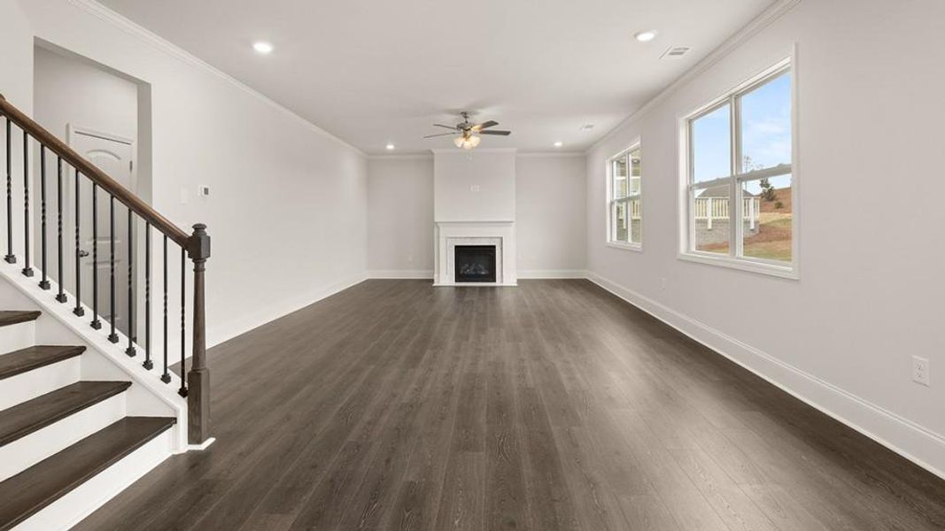 Spacious, unfurnished interior of a new home in Haven Abbey, Cumming (Image 42). Spacious, unfurnished interior of a new home in Haven Abbey, Cumming (Image 42).