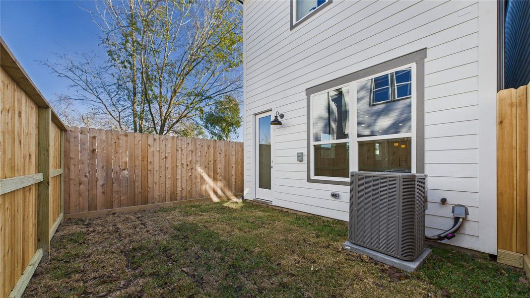 Exterior details and patio area of a home in , Houston (Image 25).