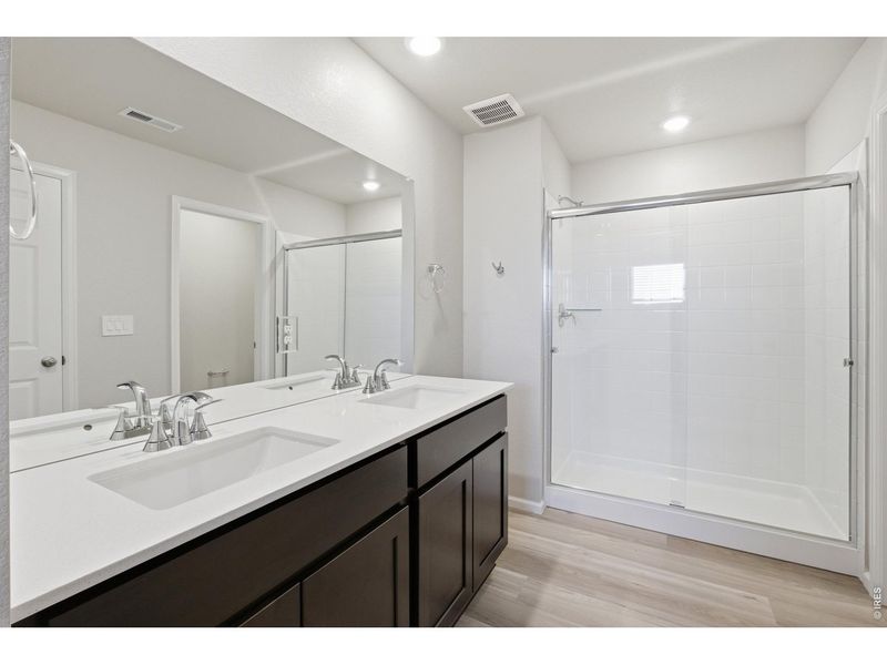 Furnished interior view inside a new home in Poudre Heights: The Meadow Collection, Windsor (Image 8).