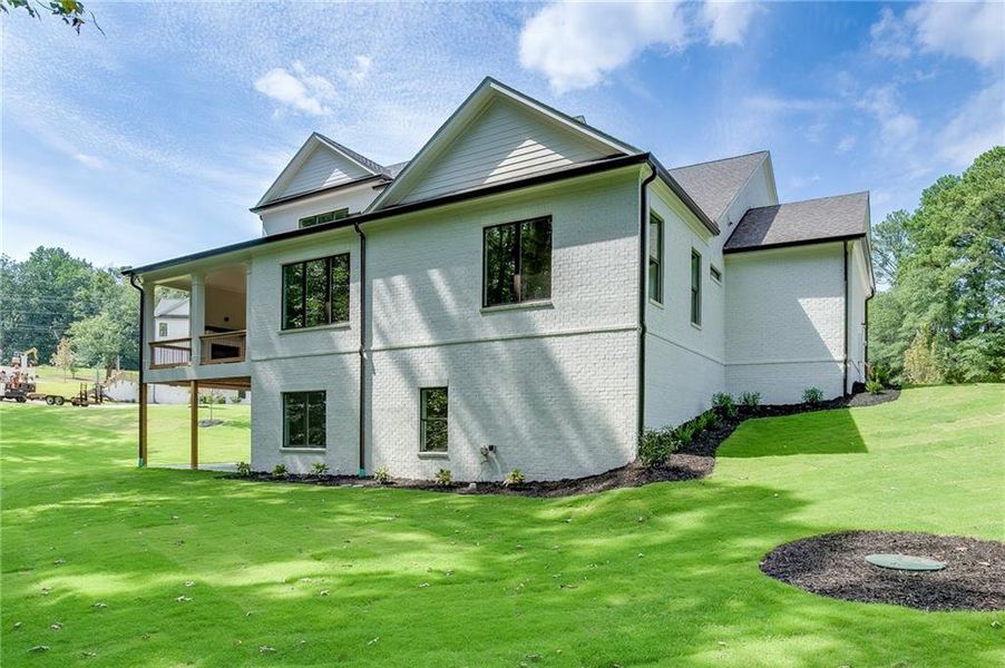 Exterior details and patio area of a home in , Buford (Image 4).