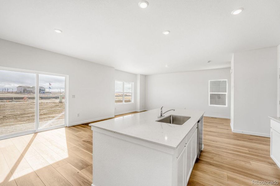 Furnished interior view inside a new home in Muegge Farms, Bennett (Image 4).