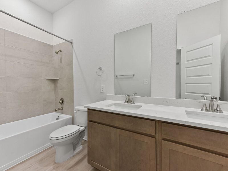 Furnished interior view inside a new home in Prairie Winds - Executive Collection, Hutto (Image 5).