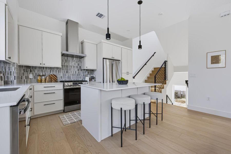 Furnished interior view inside a new home in , Austin (Image 6).