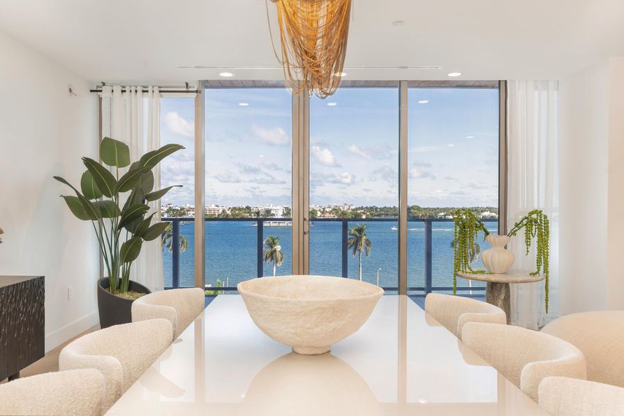 Dining Room Water View Dining Room Water View
