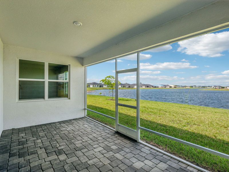 Lanai in the Onyx floorplan at 6406 NW Sweetwood Drive