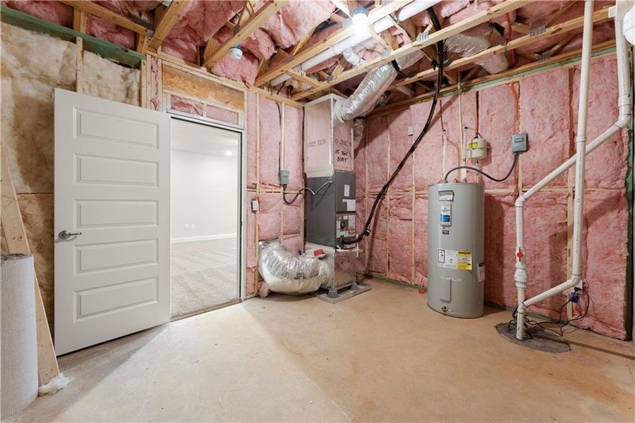 In-progress construction of a new home in Magnolia Villas, Cornelia, GA (Image 50).