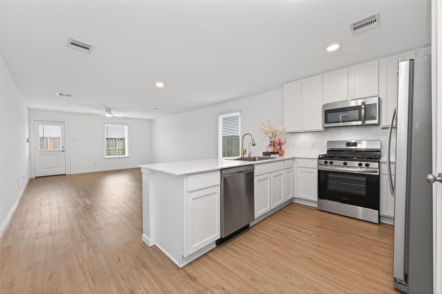 Furnished interior view inside a new home in Tavola, New Caney (Image 8). Furnished interior view inside a new home in Tavola, New Caney (Image 8).