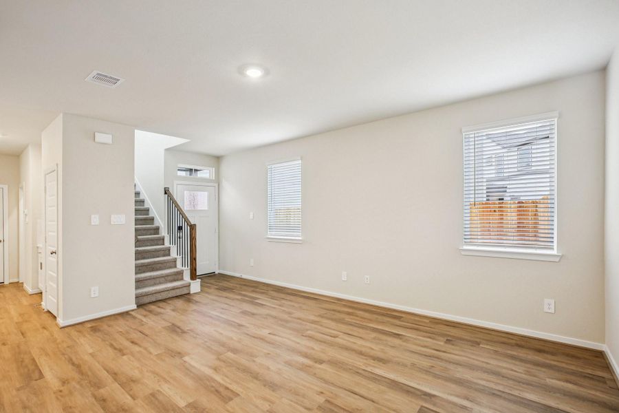 Spacious, unfurnished interior of a new home in Pinewood Trails - City Series, Atascocita (Image 22).