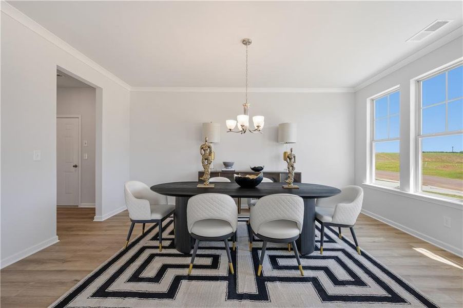 Furnished interior view inside a new home in Brighton, Locust Grove (Image 8).