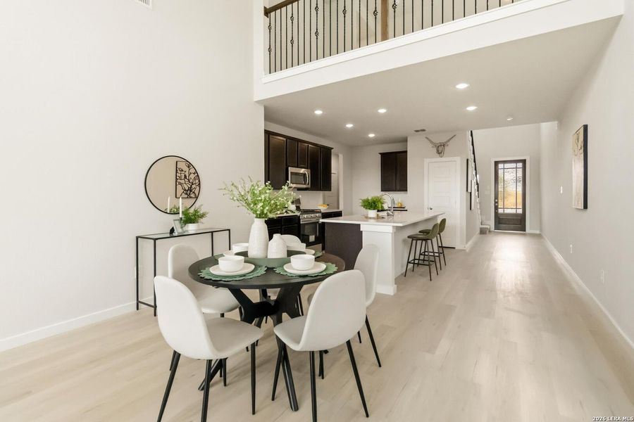 Furnished interior view inside a new home in Hickory Ridge, Elmendorf (Image 28).
