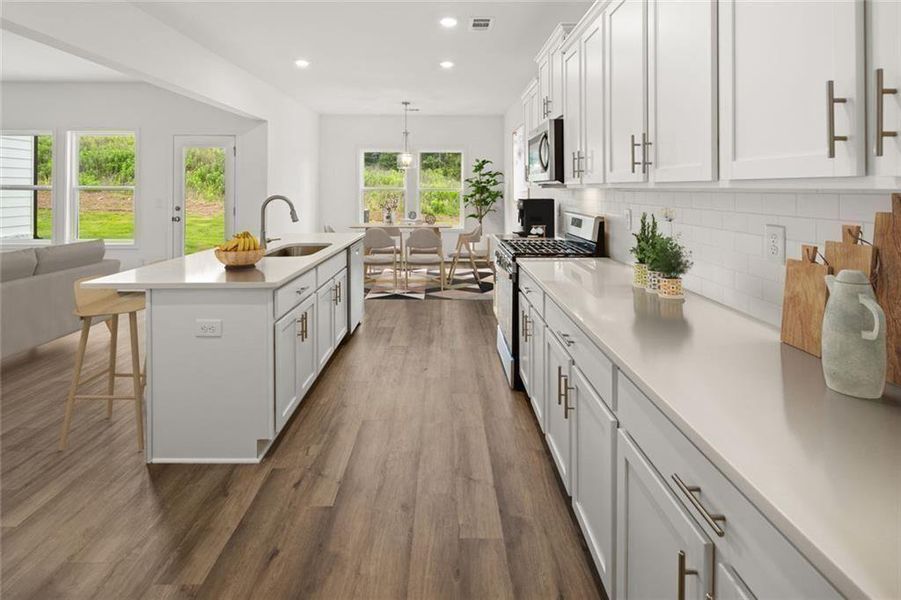 Furnished interior view inside a new home in , Loganville (Image 11).