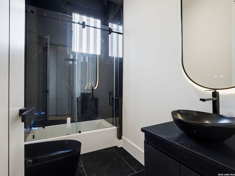 Furnished interior view inside a new home in , San Antonio (Image 45).