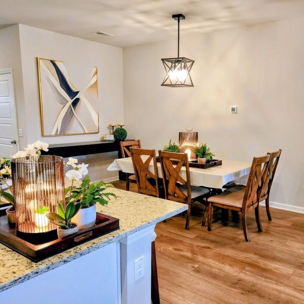 Furnished interior view inside a new home in , Summerville (Image 8). Furnished interior view inside a new home in , Summerville (Image 8).