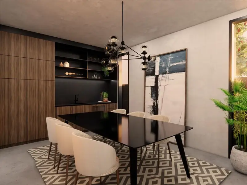 Furnished interior view inside a new home in , Austin (Image 10). Furnished interior view inside a new home in , Austin (Image 10).