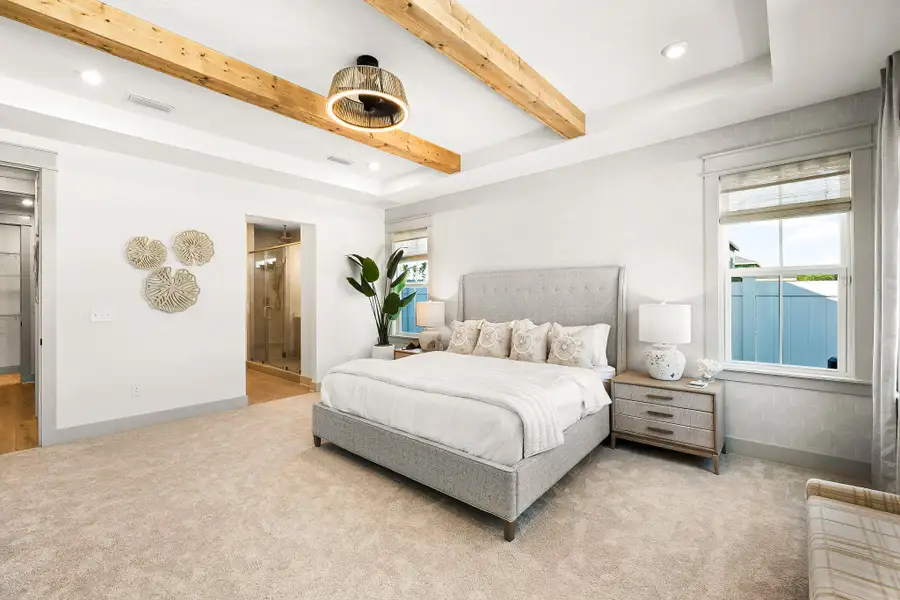 Representative furnished interior of a home built from the Charles by Fischer Homes in Leeland Farms, Fuquay Varina (Image 18). Representative furnished interior of a home built from the Charles by Fischer Homes in Leeland Farms, Fuquay Varina (Image 18).