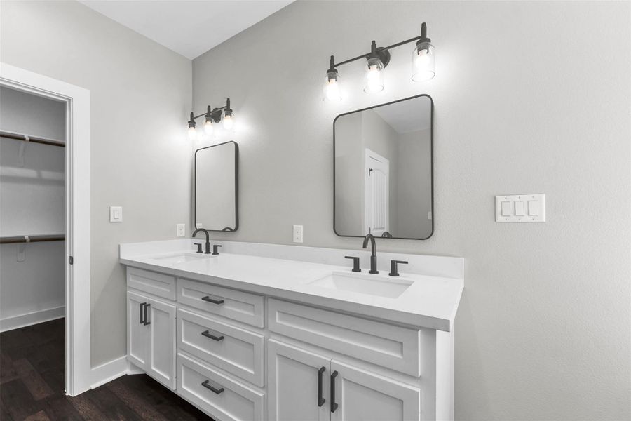 Furnished interior view inside a new home in , New Waverly (Image 15).