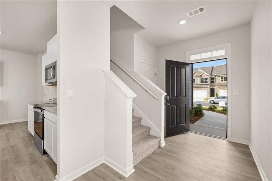 Furnished interior view inside a new home in Pointe Park, Union City (Image 10).