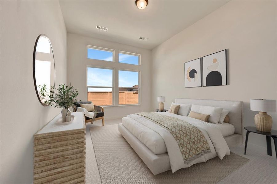 Furnished interior view inside a new home in Treeline, Justin (Image 10).