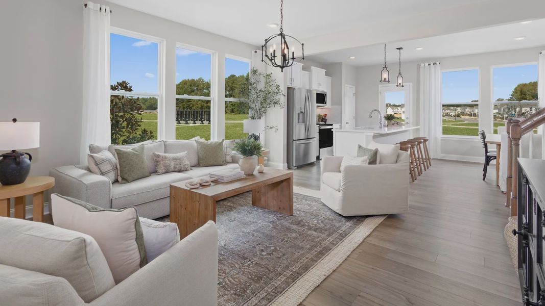 Furnished interior view inside a new home in Townes at Carolina Forest, Myrtle Beach (Image 4).