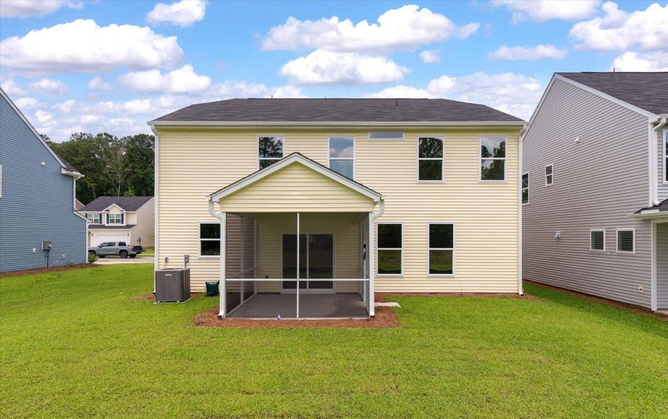 Exterior details and patio area of a home in Parker's Preserve, Ridgeville (Image 3).