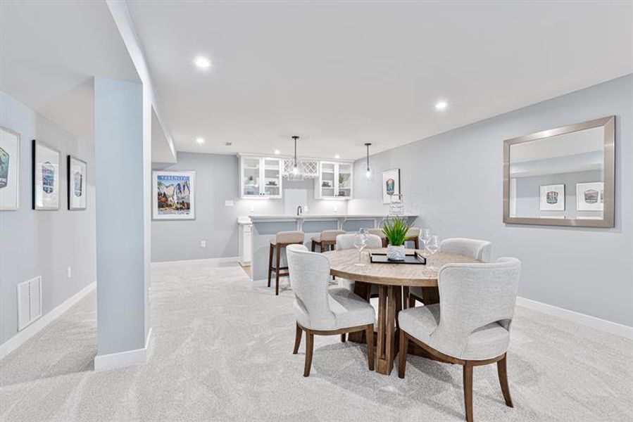 Representative furnished interior of a home built from the Anderson by Ryan Homes in Canterbrook Farms, Fountain Inn (Image 43).
