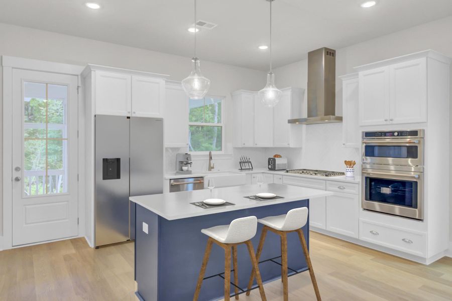 Furnished interior view inside a new home in , Johns Island (Image 18).
