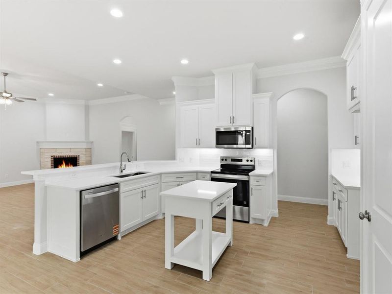 Furnished interior view inside a new home in , Tolar (Image 6). Furnished interior view inside a new home in , Tolar (Image 6).