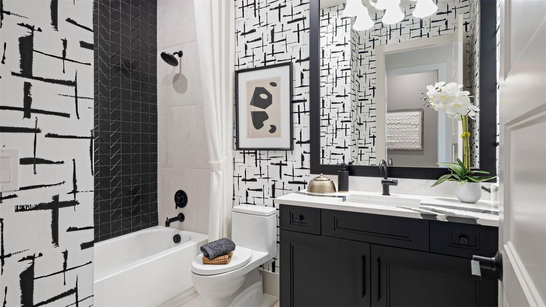 Furnished interior view inside a new home in L'Ambiance at Avenir, Palm Beach Gardens (Image 12).