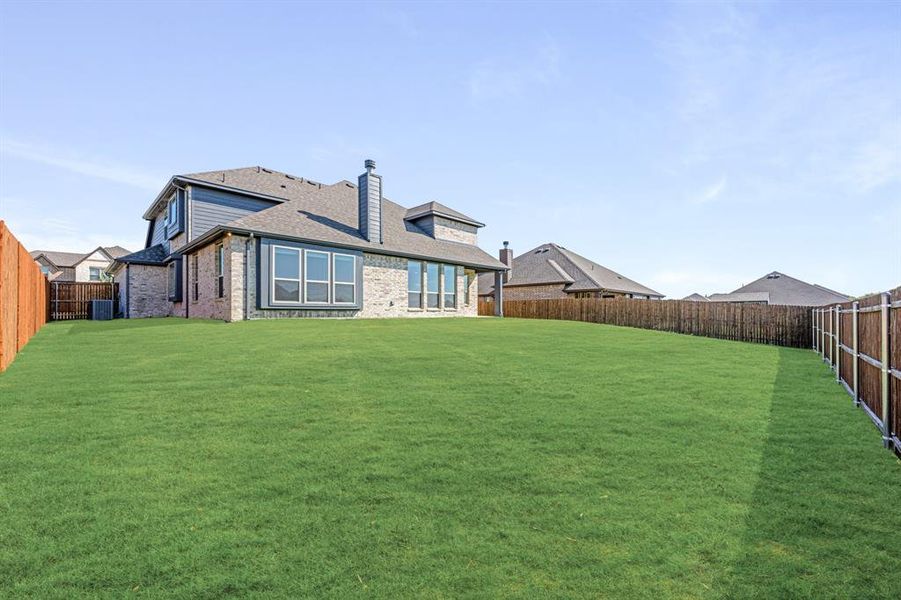 Exterior details and patio area of a home in The Grove, Midlothian (Image 21). Exterior details and patio area of a home in The Grove, Midlothian (Image 21).