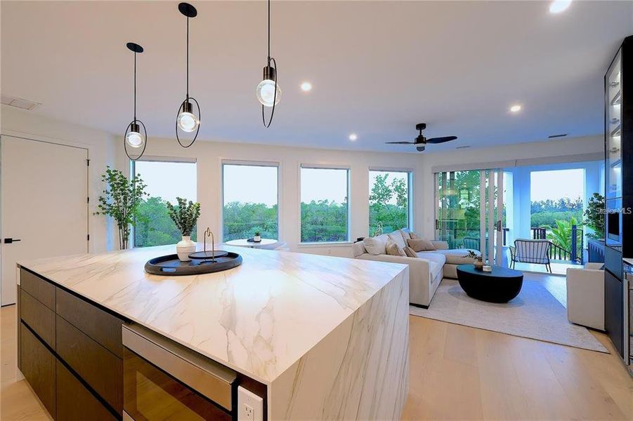 Furnished interior view inside a new home in , Sarasota (Image 13).