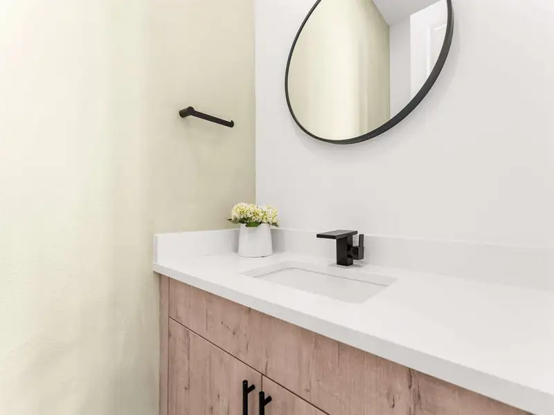 Close-up of interior finishes inside a home in , Dallas (Image 18).