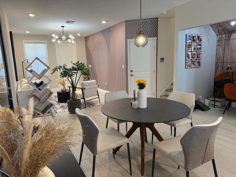 Furnished interior view inside a new home in , Pembroke Pines (Image 12).