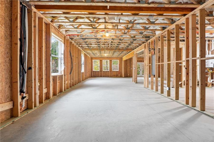 In-progress construction of a new home in , Cumming, GA (Image 46).