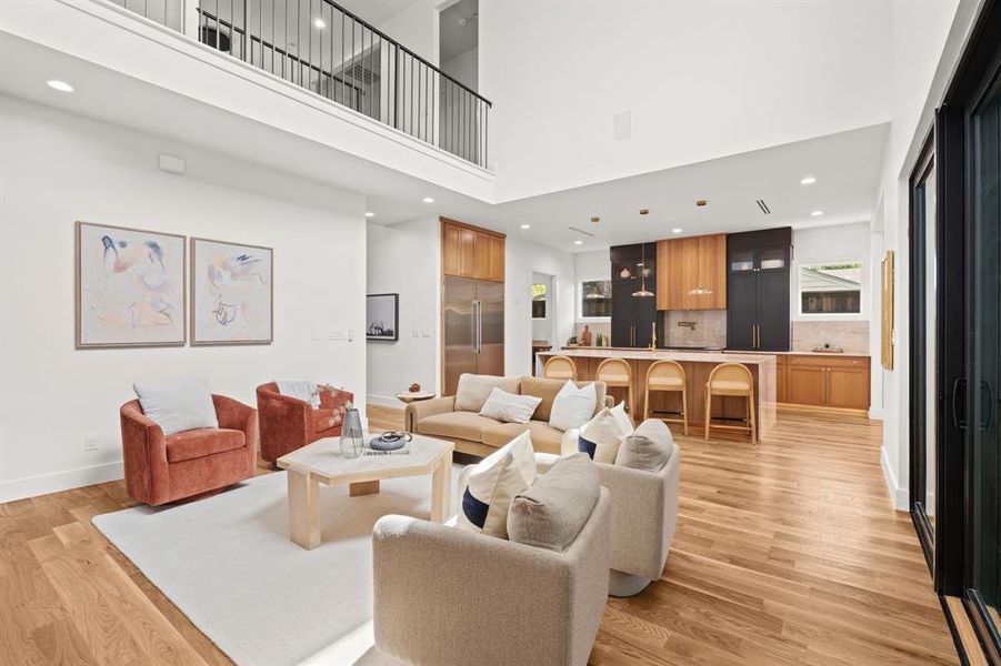 Furnished interior view inside a new home in , Dallas (Image 23). Furnished interior view inside a new home in , Dallas (Image 23).