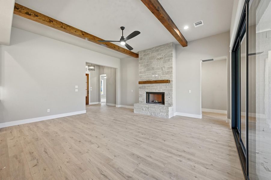 Spacious, unfurnished interior of a new home in Escondido Ranches, Poolville (Image 18). Spacious, unfurnished interior of a new home in Escondido Ranches, Poolville (Image 18).