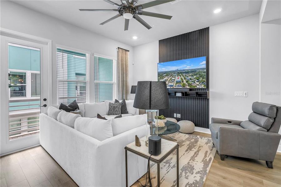 Furnished interior view inside a new home in , St. Petersburg (Image 28).